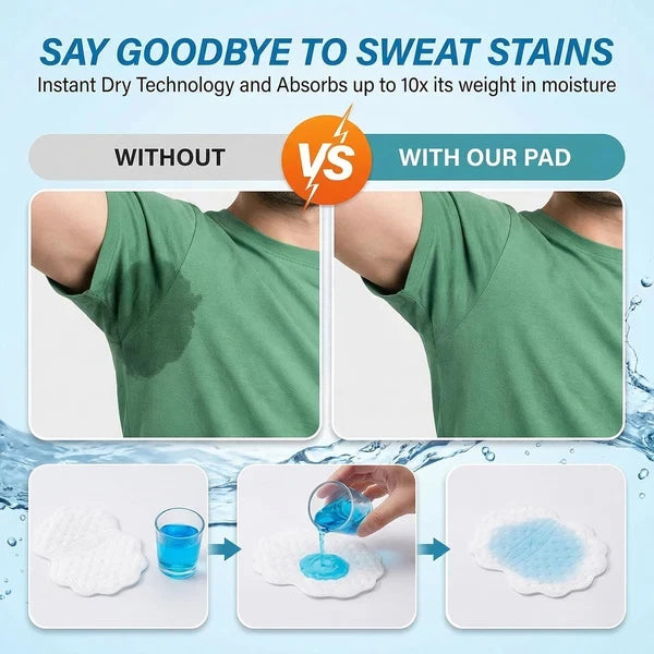 Underarm Sweat Absorbent Pads